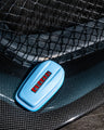 Bespoke Key Fob Cover in Baby Blue Nappa