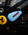 Bespoke Key Fob Cover in Baby Blue Nappa
