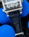 Bespoke Watch Strap in Navy Blue Crocodile