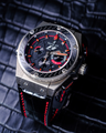 Bespoke Watch Strap in Jet Black Crocodile