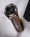 Bespoke Watch Strap in Grey Himalayan Crocodile
