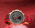 Bespoke Watch Strap in Red Himalayan Crocodile