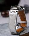 Bespoke Watch Strap in Millennium White Crocodile