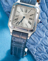 Bespoke Watch Strap in Icy Blue Alligator