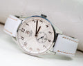 Bespoke Watch Strap in White Crocodile