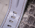 Bespoke Watch Strap in White Crocodile