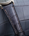 Bespoke Watch Strap in Ombre Dull Crocodile