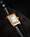 Bespoke Watch Strap In Black Crocodile