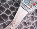 Bespoke Watch Strap in Natural Himalayan Crocodile