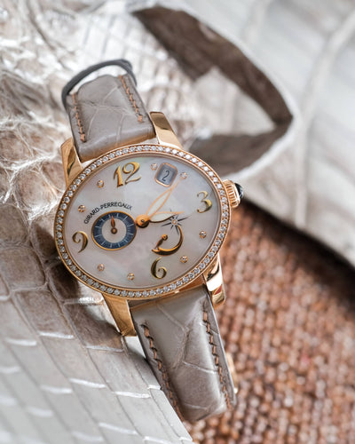 Bespoke Watch Strap in Grey Himalayan Crocodile