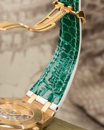 Bespoke Watch Strap in Natural Himalayan Crocodile