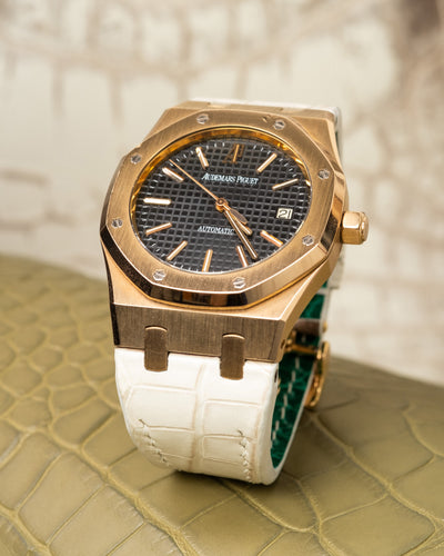 Bespoke Watch Strap in Natural Himalayan Crocodile