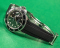 Solitaire Rubber straps in Classic Black for Rolex Submariner
