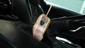 Bespoke Key Fob Cover in Natural Himalayan Crocodile