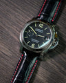 Bespoke Watch Strap in Black Crocodile