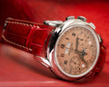 Bespoke Watch Strap in Blood Red Crocodile