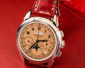 Bespoke Watch Strap in Blood Red Crocodile