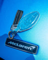 Bespoke Key Fob Cover in Miami Blue Crocodile