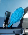 Bespoke Key Fob Cover in Miami Blue Crocodile