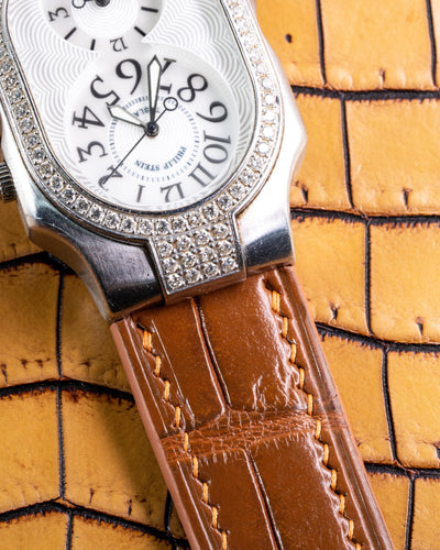 Bespoke Watch Strap in Chestnut Brown Alligator