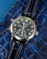 Bespoke Watch Strap in Navy Blue Crocodile