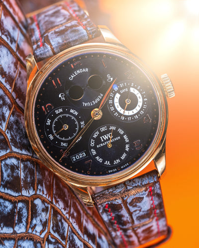 Bespoke Watch Strap in Rosegold Rubbed Off Alligator
