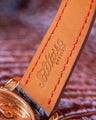 Bespoke Watch Strap in Rosegold Rubbed Off Alligator
