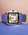 Bespoke Watch Strap in Lavender Purple Alligator