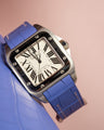 Bespoke Watch Strap in Lavender Purple Alligator