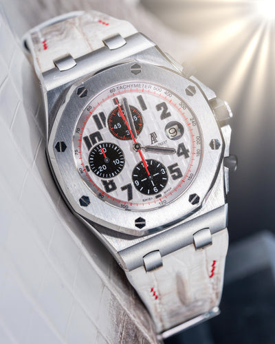 Bespoke Watch Strap in Natural Himalayan Crocodile