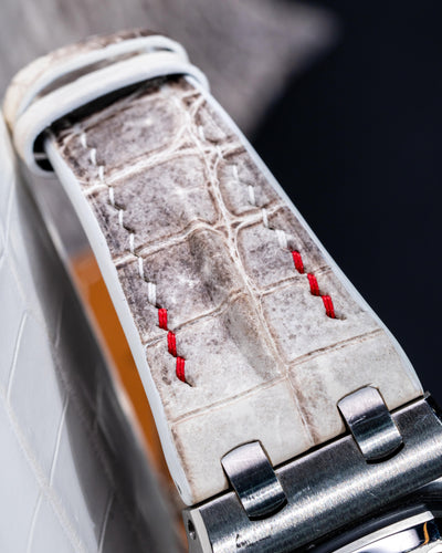 Bespoke Watch Strap in Natural Himalayan Crocodile