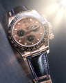 Bespoke Watch Strap in Black Crocodile