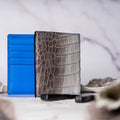 Bespoke Bifold Wallet in Natural Himalayan Crocodile Leather