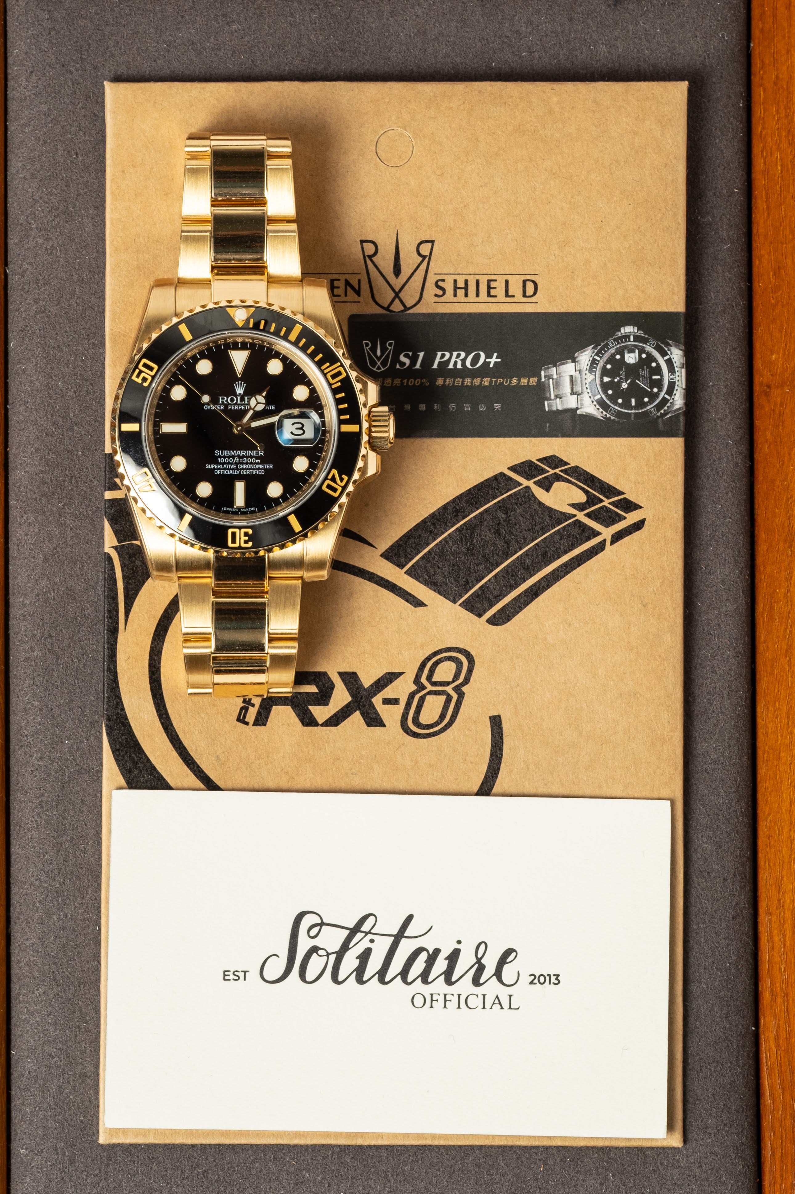 RX8 Protective Film for Rolex Submariner 40MM – Solitaire Official