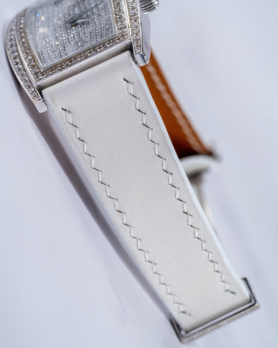 Bespoke Watch Strap in White Nappa