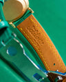 Bespoke Watch Strap in Emerald Green Crocodile