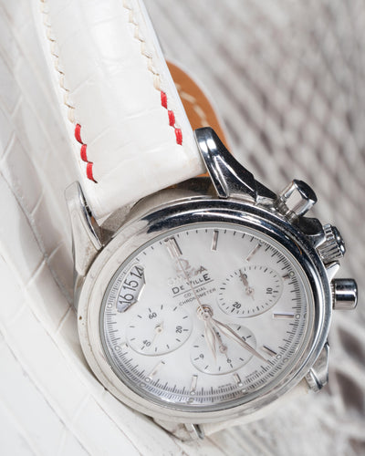 Bespoke Watch Strap in Natural Himalayan Crocodile