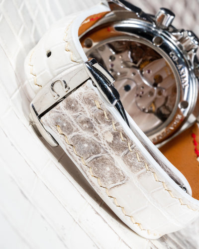 Bespoke Watch Strap in Natural Himalayan Crocodile