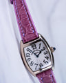 Bespoke Watch Strap in Lavender Purple Crocodile