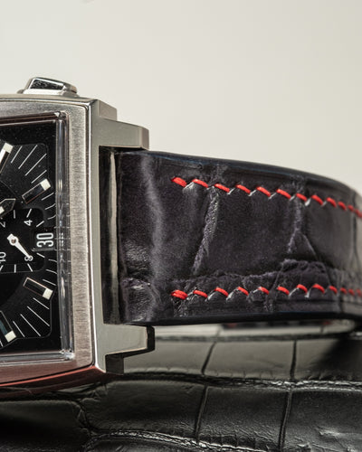 Bespoke Watch Strap in Ombre Dull Crocodile