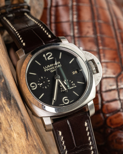 Bespoke Watch Strap in Chocolate Brown Crocodile