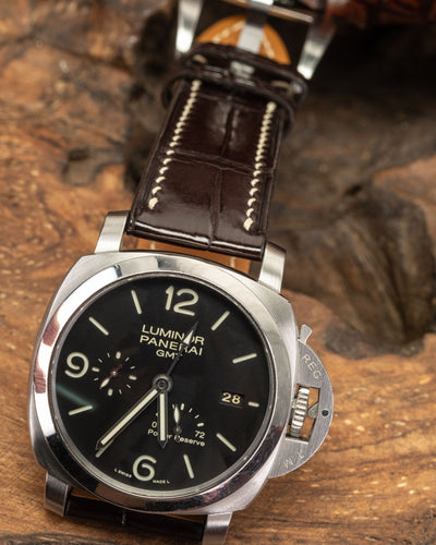 Bespoke Watch Strap in Chocolate Brown Crocodile