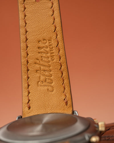 Bespoke Watch Strap in Chestnut Brown Alligator