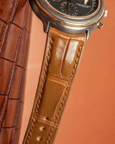 Bespoke Watch Strap in Chestnut Brown Alligator
