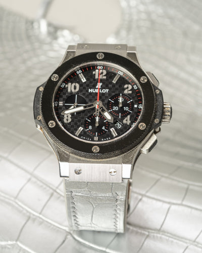 Bespoke Watch Strap in Metallic Silver Alligator