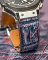 Bespoke Watch Strap in Multi-Purple Galaxy Alligator