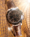 Bespoke Watch Strap in Bronze Brushed Alligator