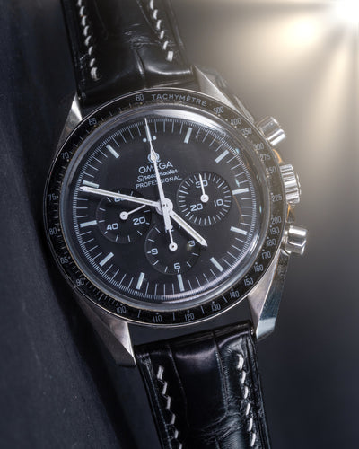 Bespoke Watch Strap in Black Crocodile