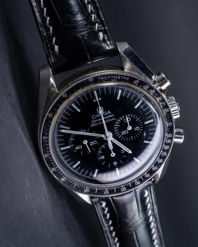 Bespoke Watch Strap in Black Crocodile