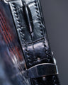 Bespoke Watch Strap in Jet Black Crocodile